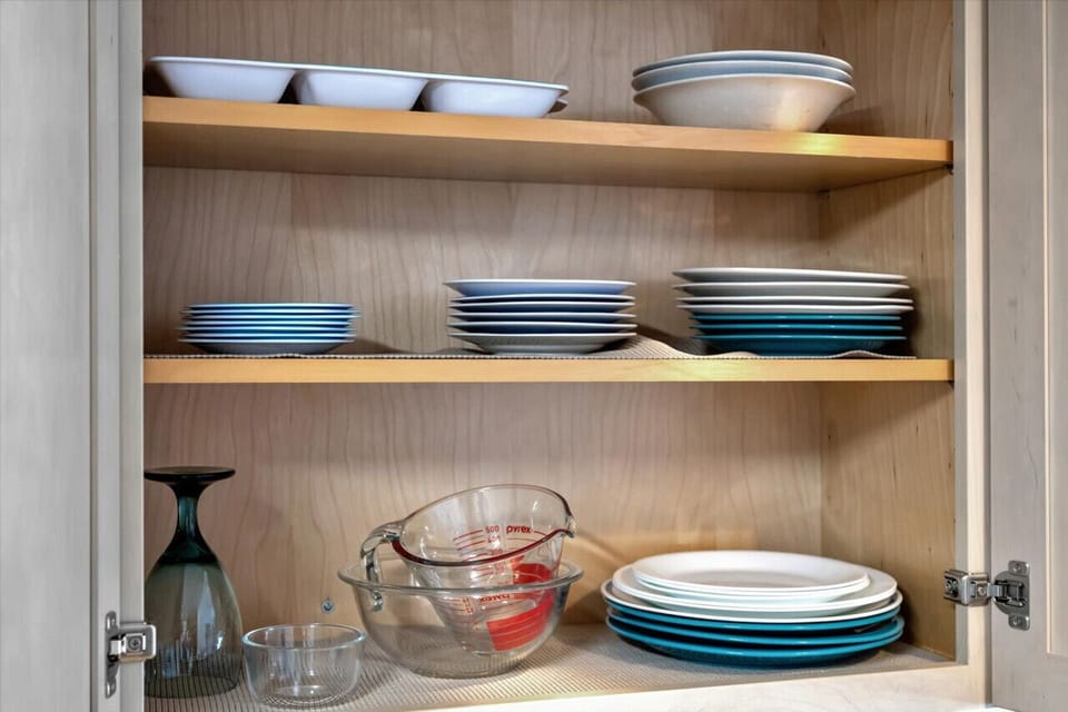 Fully stocked kitchen