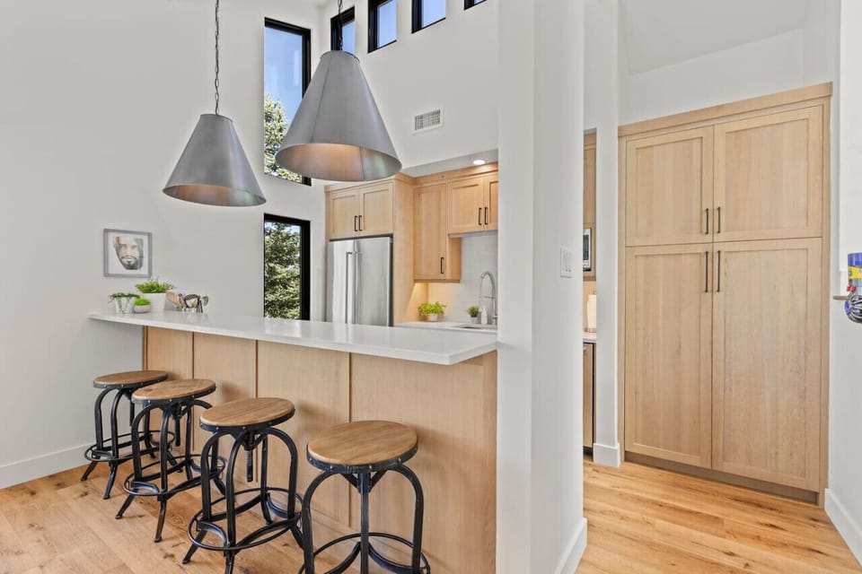 spacious gourmet kitchen