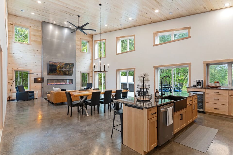 Open Kitchen/Dining/ Living Room