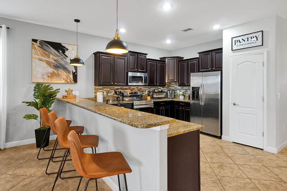 You can save a ton of money by cooking in our fully stocked kitchen. You can even take food to the parks! 