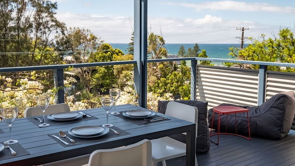 Enjoy the fresh air in the private outdoor space.
