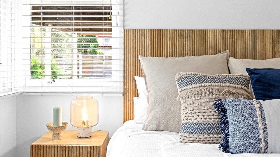 Bedroom moodboard brought to life.
