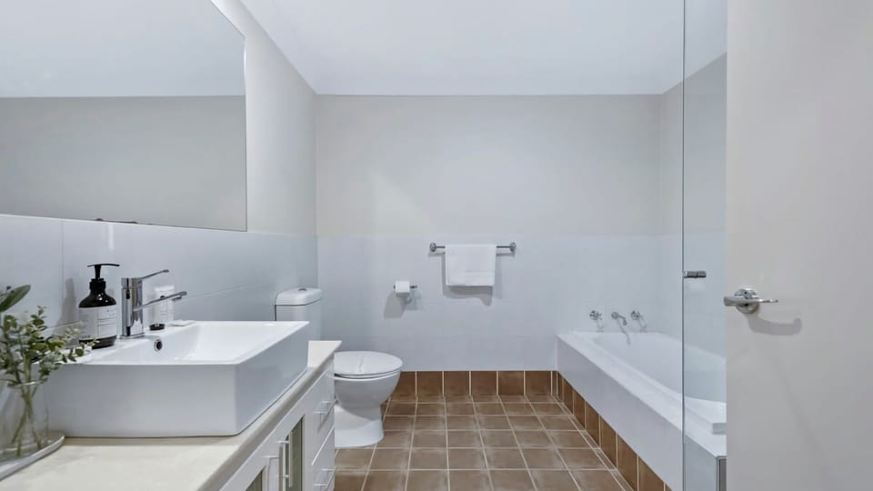 Clean and modern bathroom for your comfort.