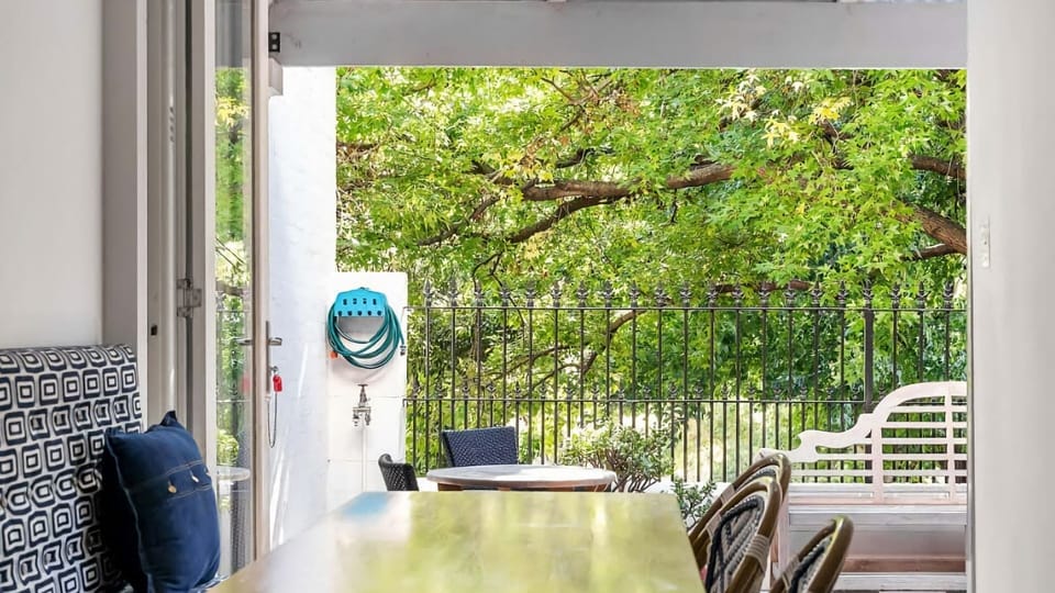 Charming outdoor space made for sunshine and slow afternoons. 