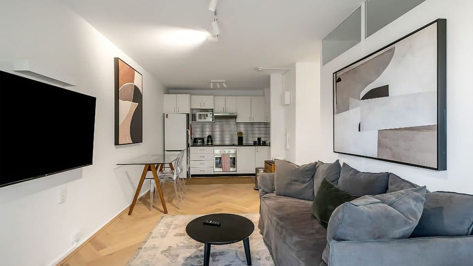 Cozy lounge space designed for group gatherings