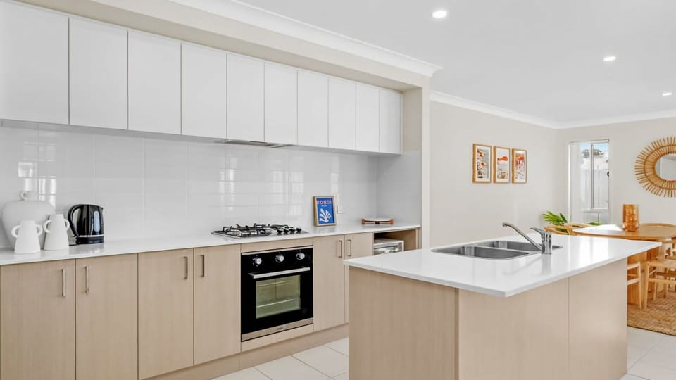 A modern kitchen with everything needed for a comfortable stay.