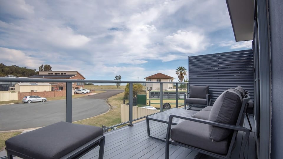 Private balcony with serene views