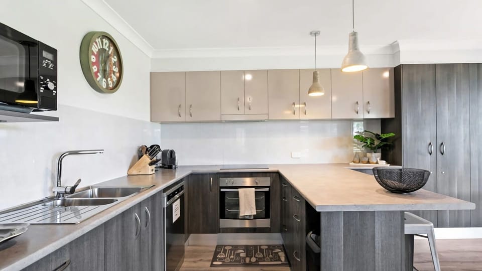 Cozy kitchen with natural lights