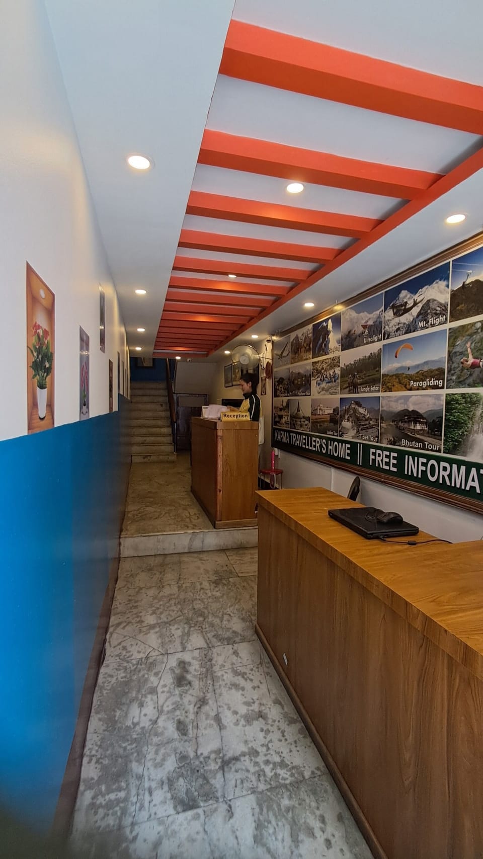 Interior entrance