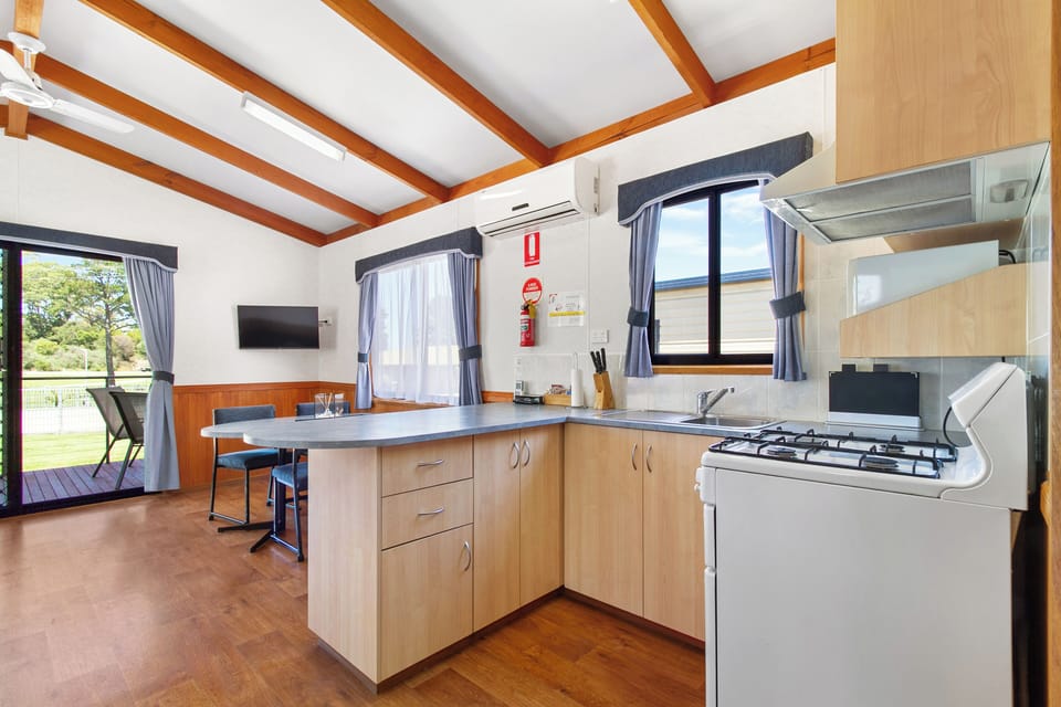 Standard 2 Bedroom Cabin | Private kitchen | Microwave, stovetop, electric kettle, toaster