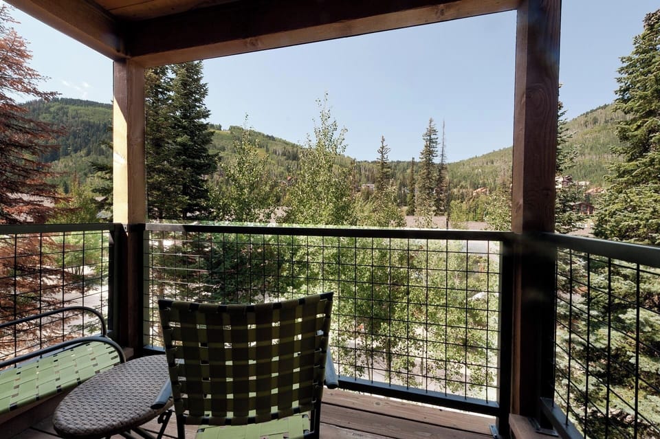 Master Bedroom Deck - Views across Highway 550 to Purgatory Ski Resort