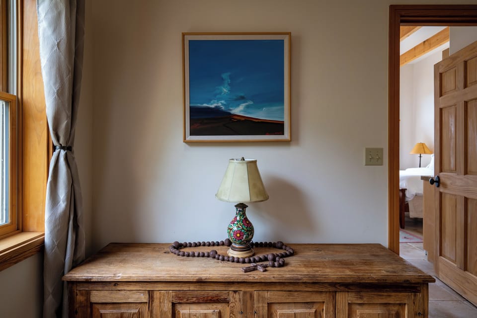 Original local art and artifacts.