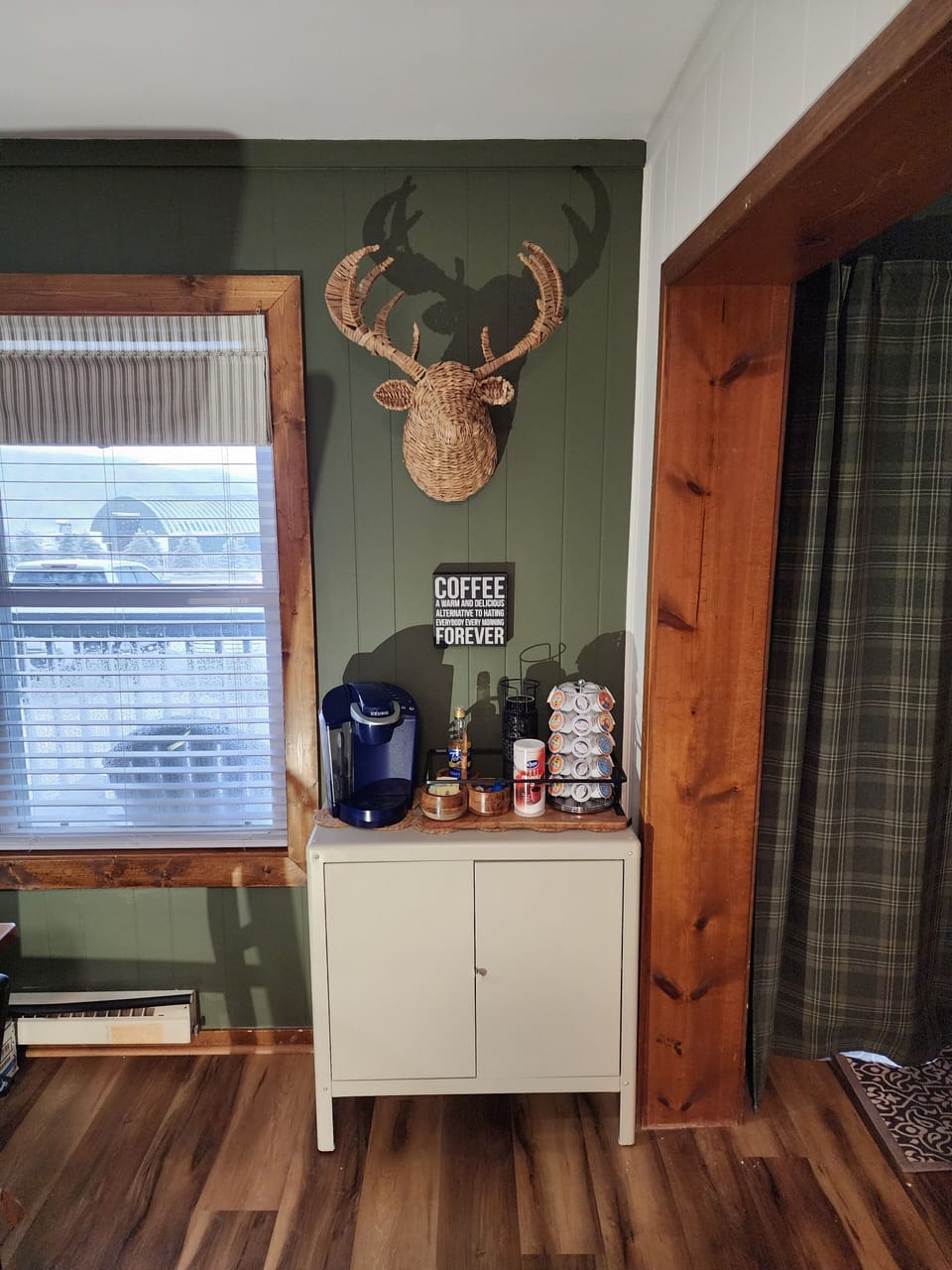 Meet Buck, our newest addition to the coffee and cocoa bar space.  