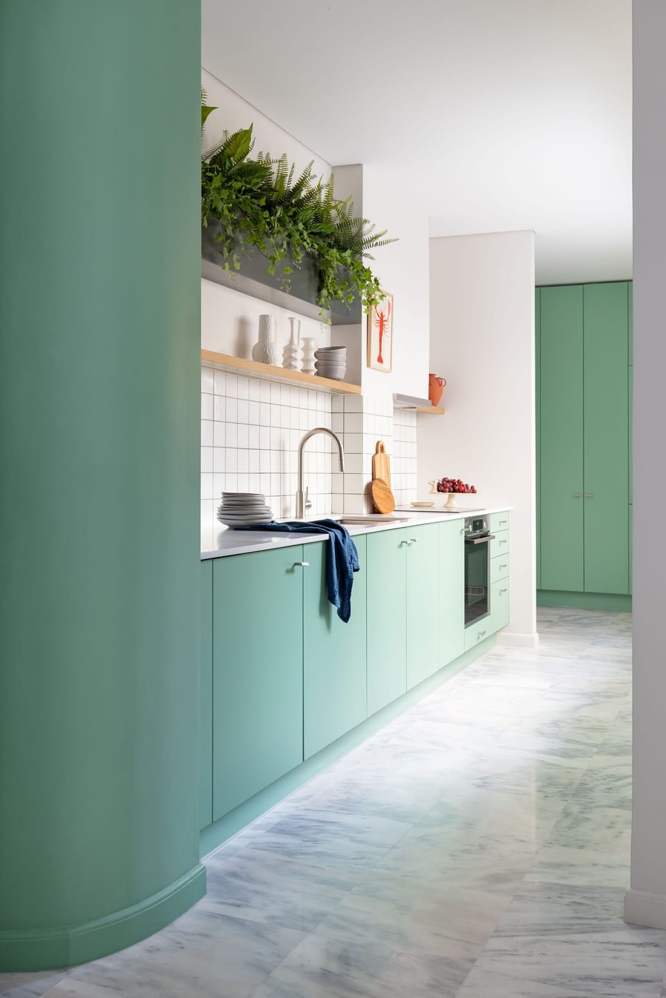 Penthouse with Terrace (Cashmere) | Private kitchen | Espresso maker, highchair
