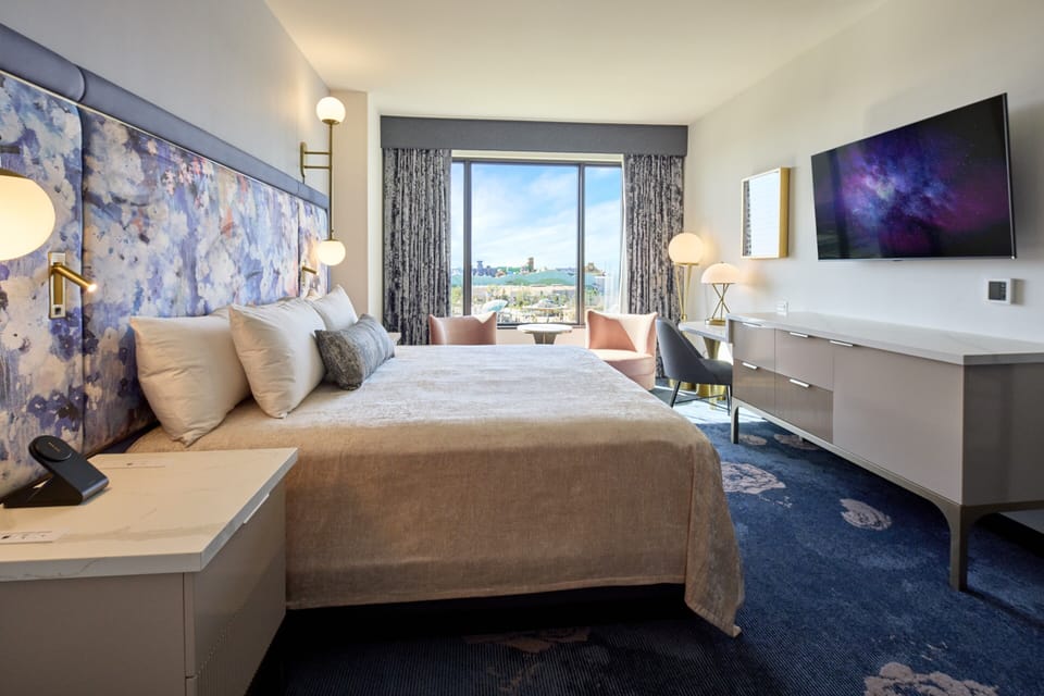 In-room safe, desk, laptop workspace, iron/ironing board