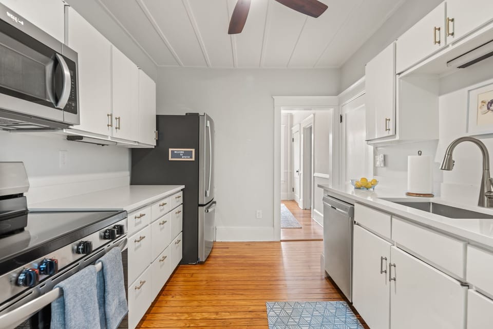 [Kitchen] Step into the kitchen and start the day with coffee, and conversation