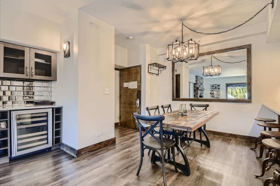 Dining table with seating for 4