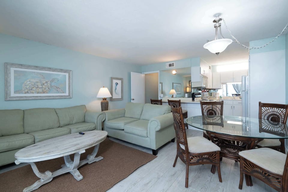 Condo, Multiple Beds, Balcony, Ocean View (Jellyfish Cove) | Living area | 42-inch flat-screen TV with digital channels