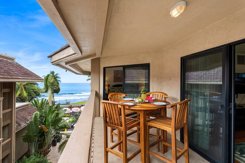 Private Lanai with Ocen View
