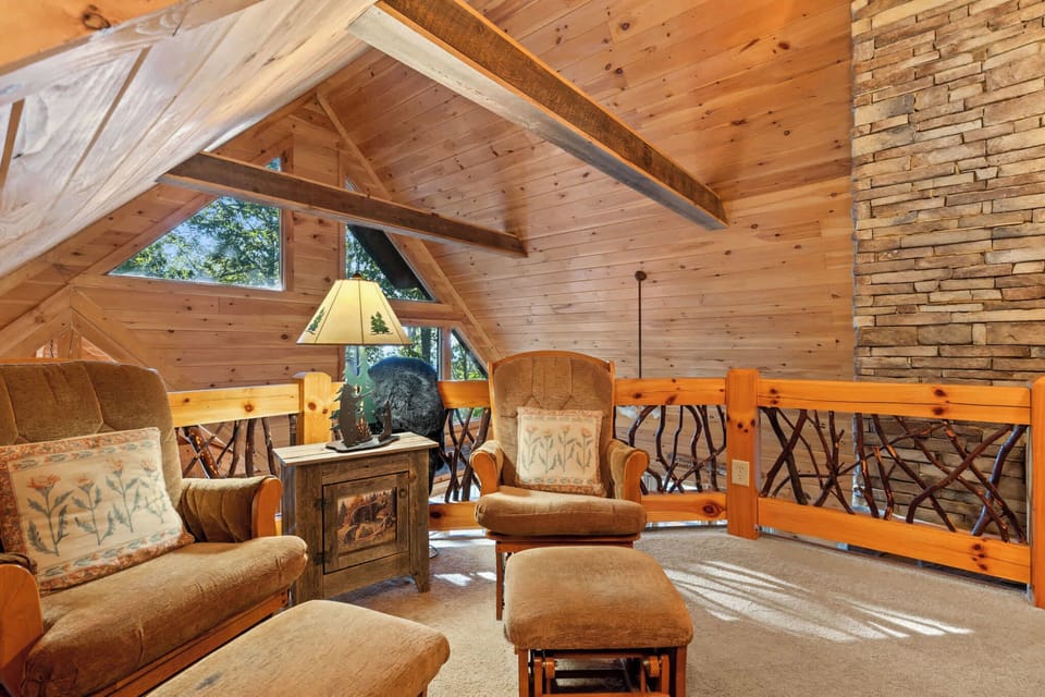 You'll find comfortable plush chairs, perfect for relaxing and enjoying your surroundings.