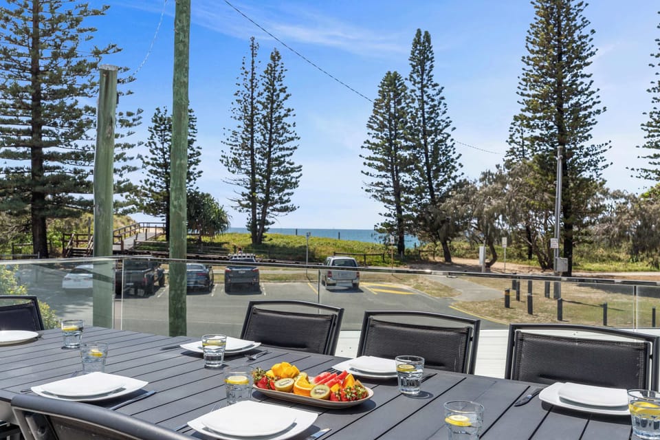 Soak up the incredible sea views from the balcony.