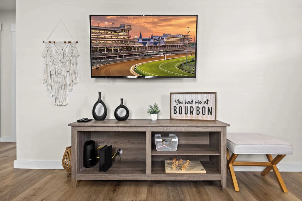Living Room: Cozy comfort meets modern style — unwind in this bright and inviting Airbnb living room, perfect for relaxing after a day of exploring.