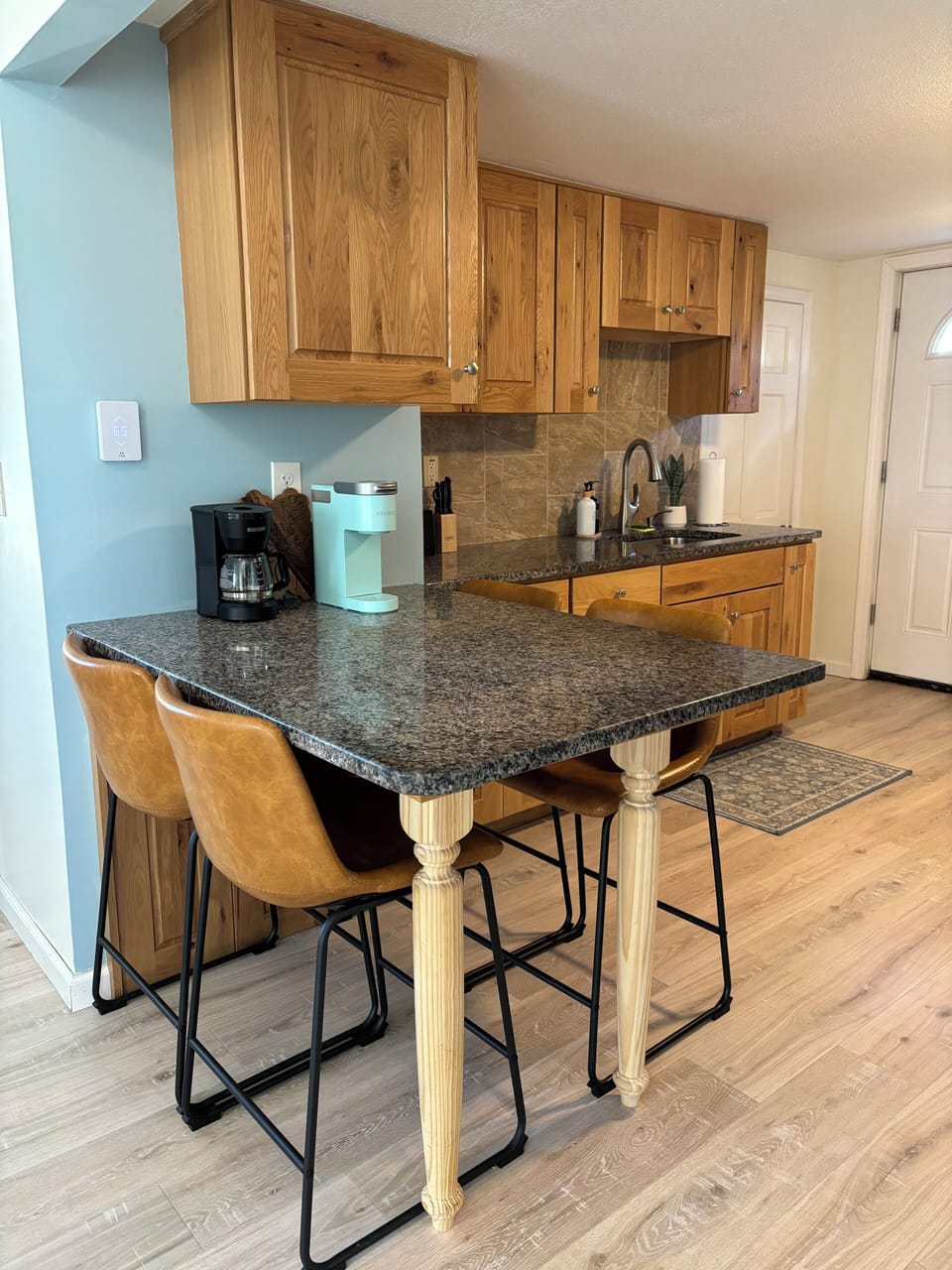 Fully stocked kitchen - coffee, tea, sugar, creamer, pantry staples