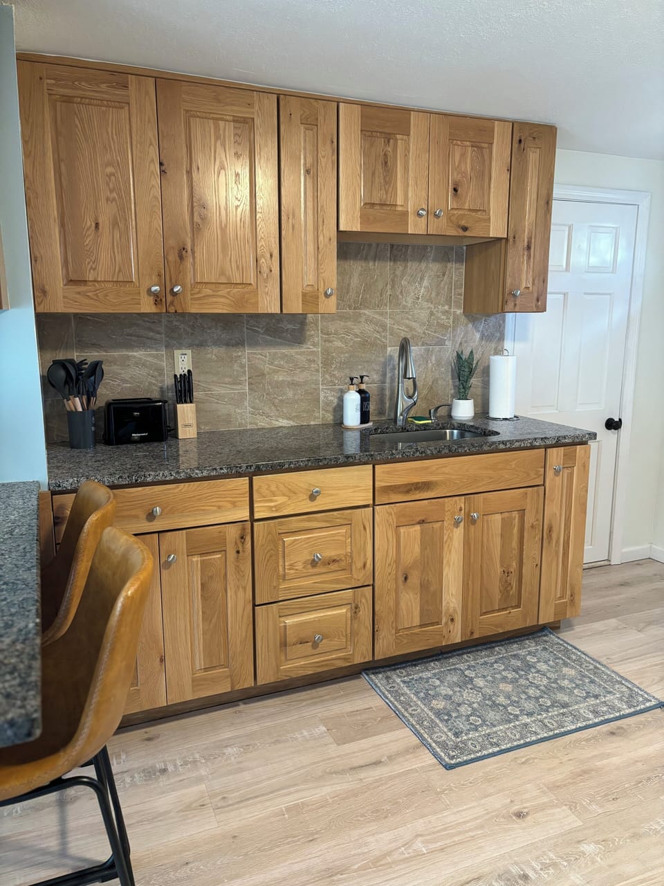 Fully stocked kitchen