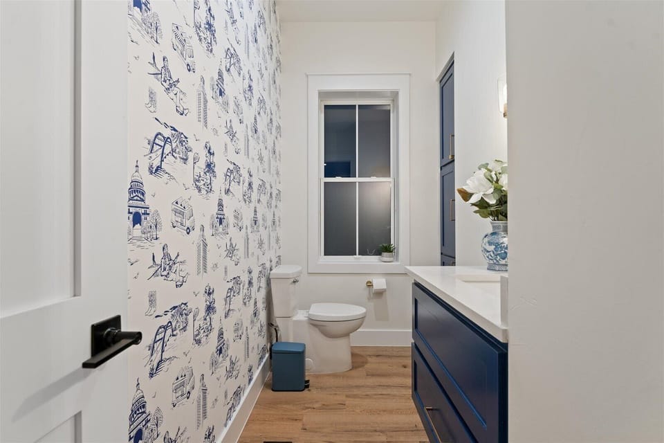 2nd Floor: half bathroom