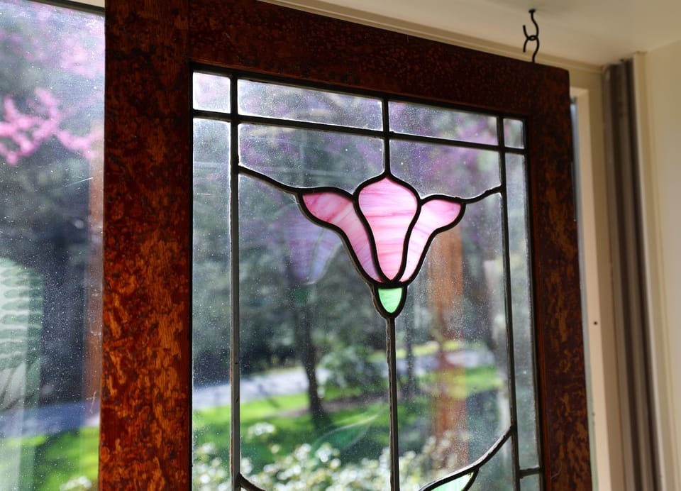 Beautiful stained glass throughout home
