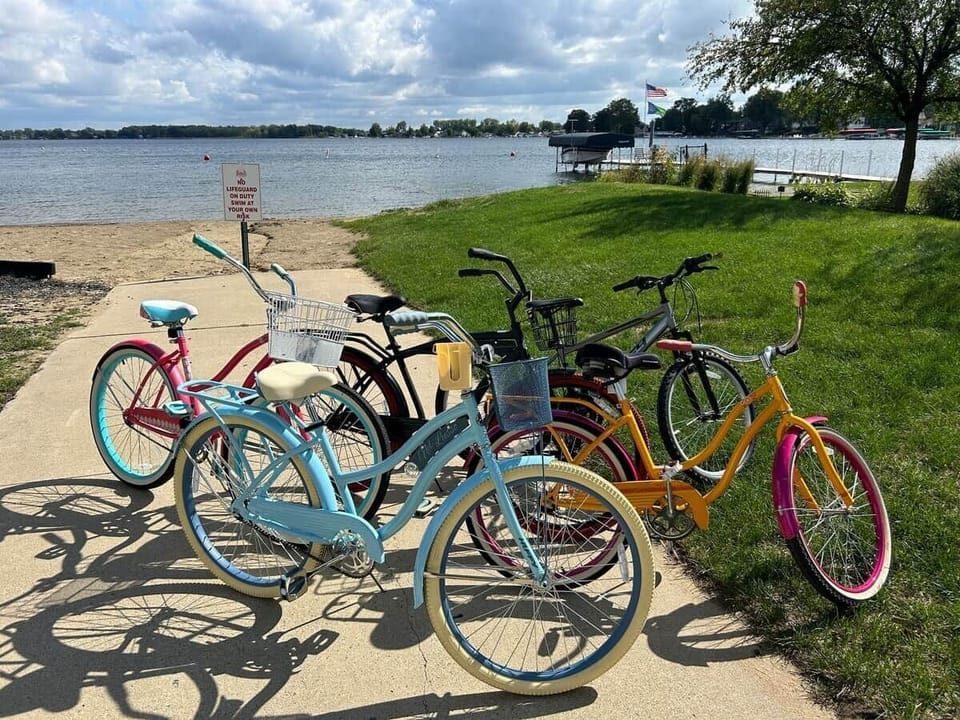 Cruiser Bikes included! 