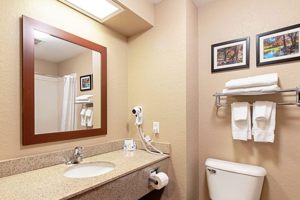 Suite, 1 King Bed, Non Smoking, Kitchen | Desk, blackout drapes, iron/ironing board, free WiFi