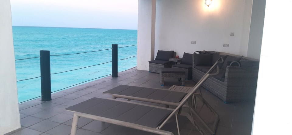 Panoramic Apartment, 2 Bedrooms, Sea View | Terrace/patio