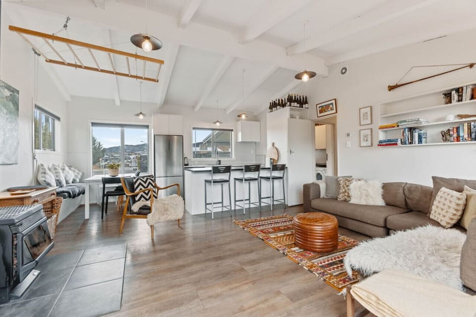 Open plan kitchen, dining and living area