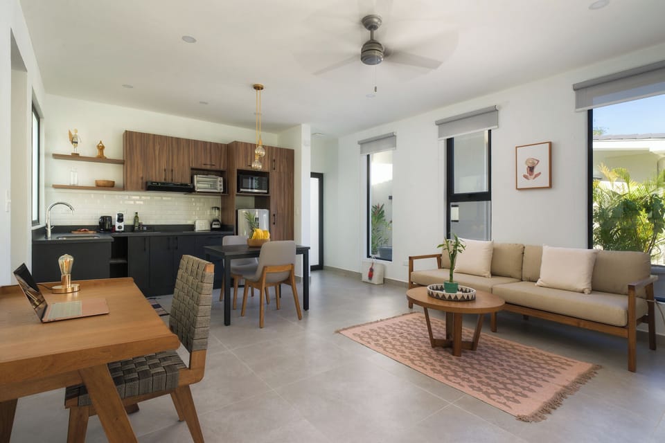 Apartment, 1 Bedroom, Terrace, Garden View | Living room