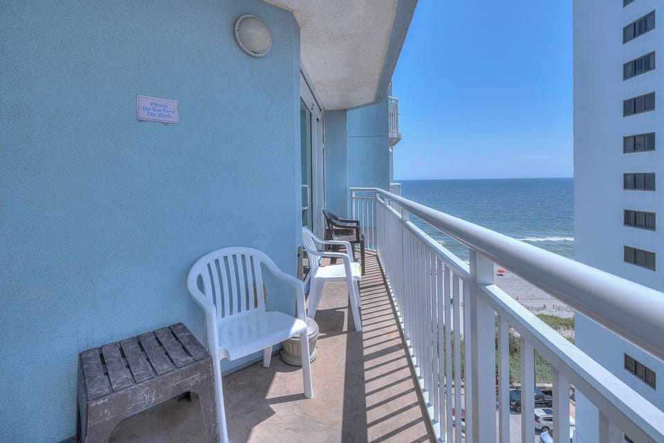 Have your morning coffee with an ocean view.