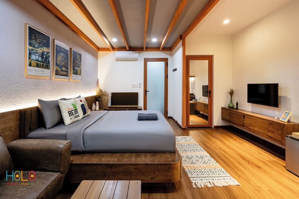 Deluxe Studio | Iron/ironing board, WiFi (free), bed sheets