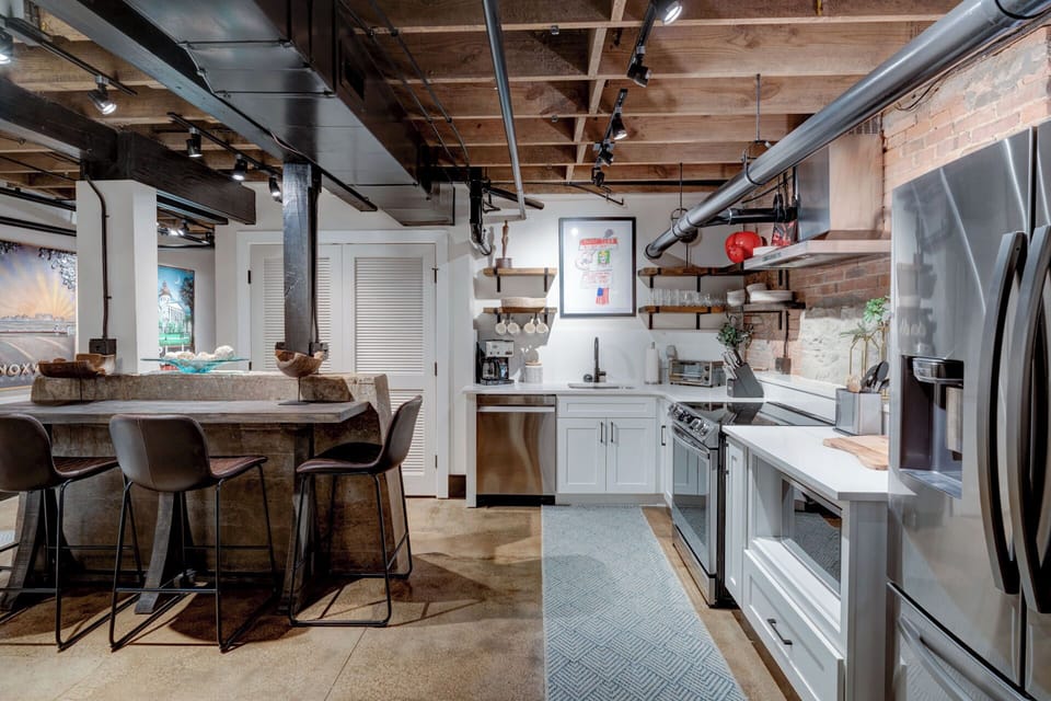 Dining and kitchen area