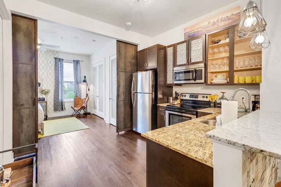 Fully equipped kitchen