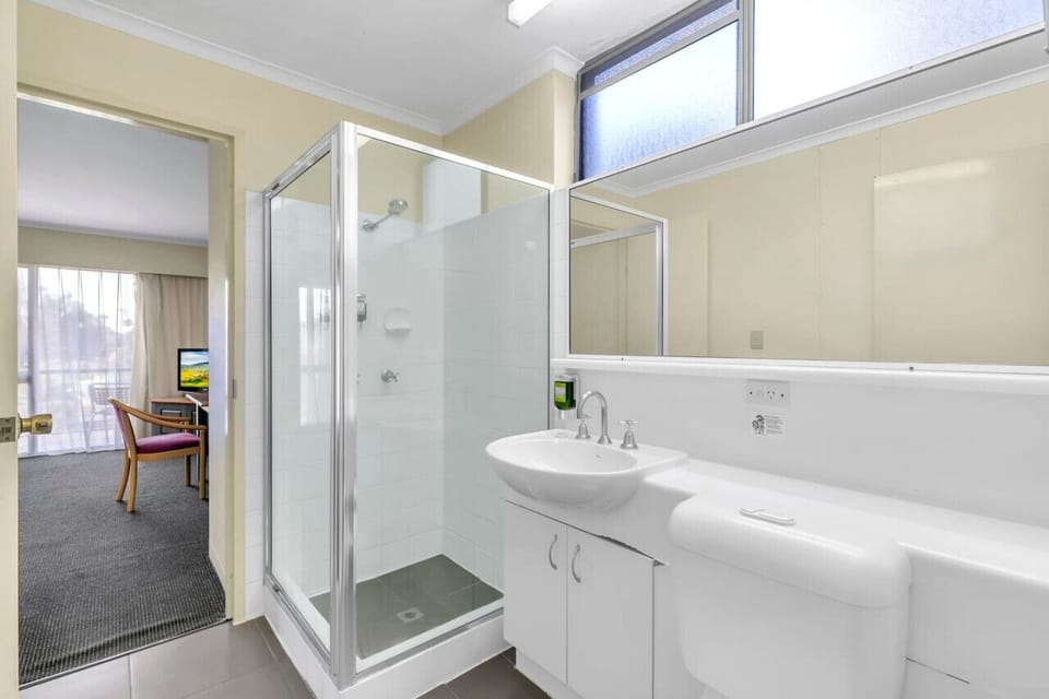 Bathroom with shower area