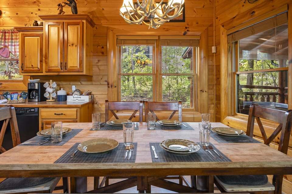 Plenty of dining space