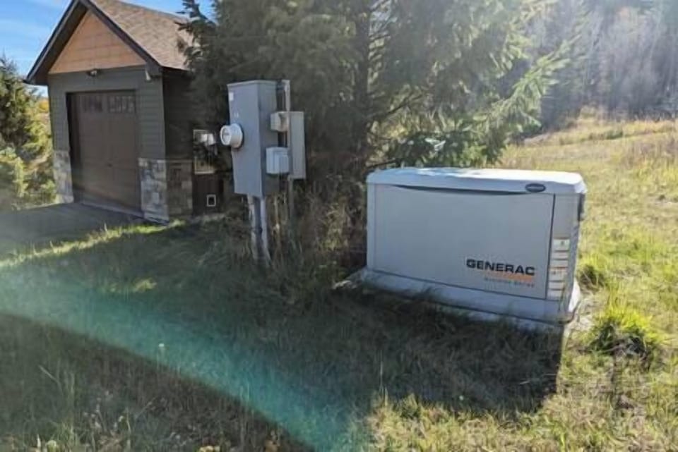 Whole home generator so you'll never be without power