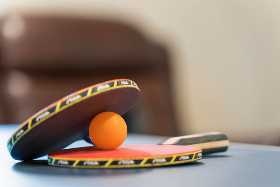 Ping pong table