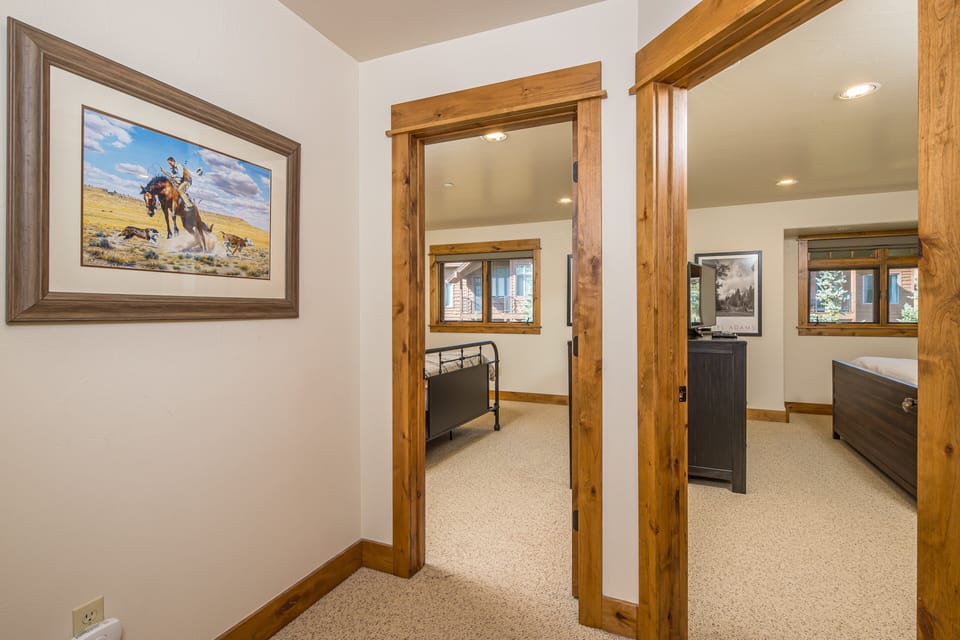 Entrances to the Bedrooms | Upper Level