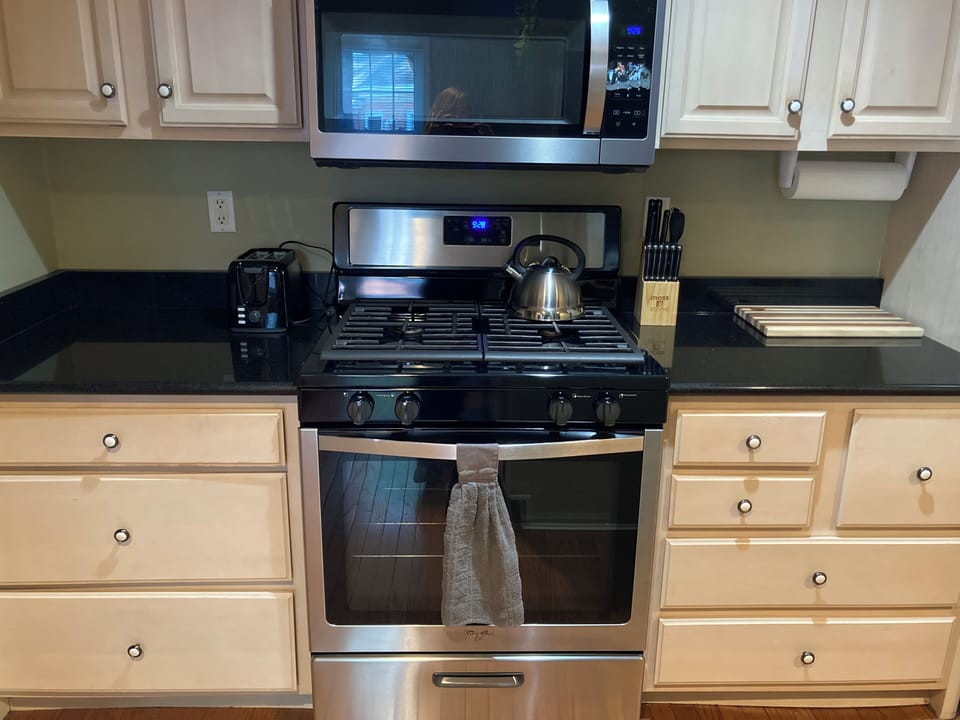 Stainless steel over and stove top