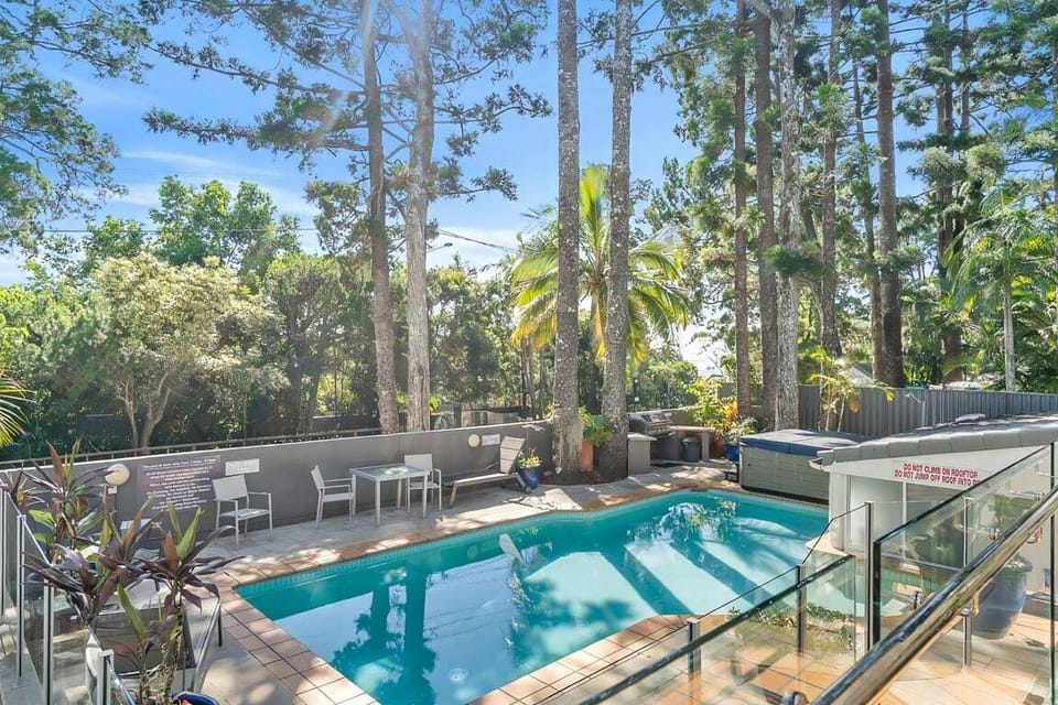 Shared complex heated pool & spa