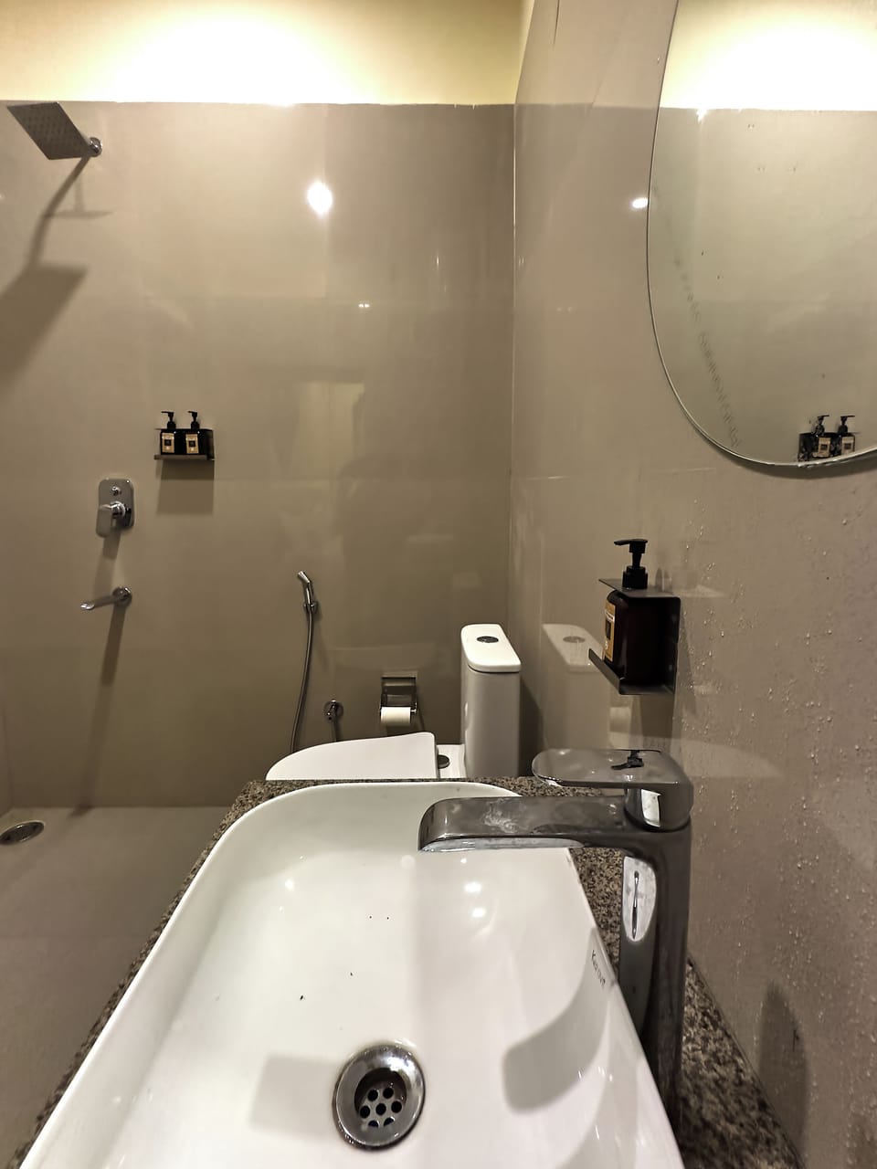 Deluxe Double Room | Bathroom | Shower, free toiletries, towels, soap