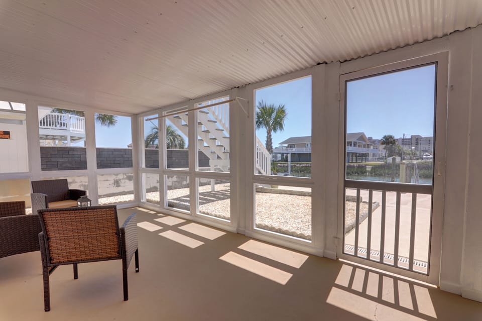 Prepare your favorite beverage and relax in the sunshine.