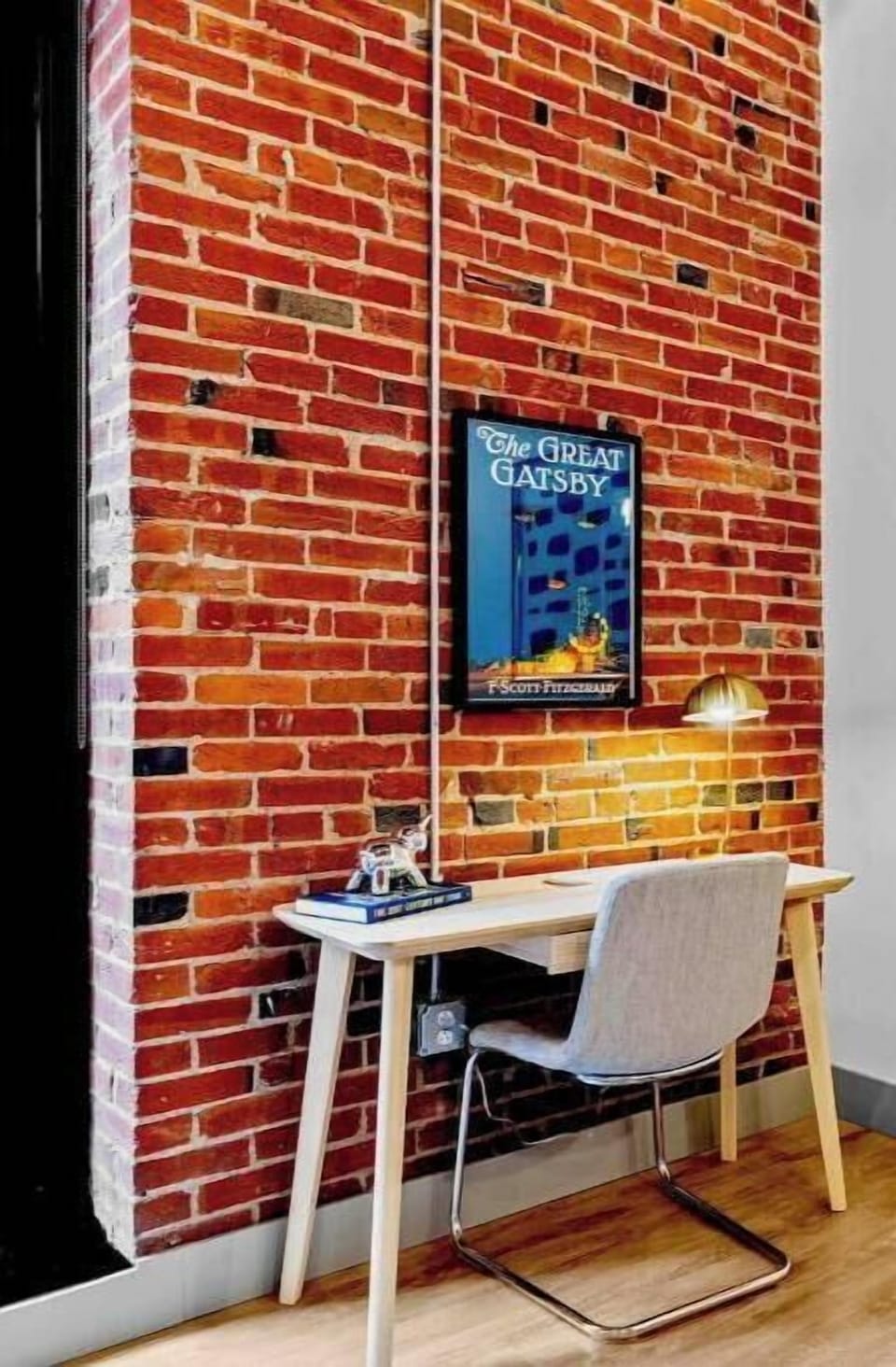 In unit workspace available.