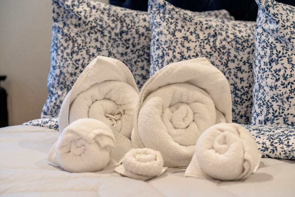 Plush linens provided for our guests. 